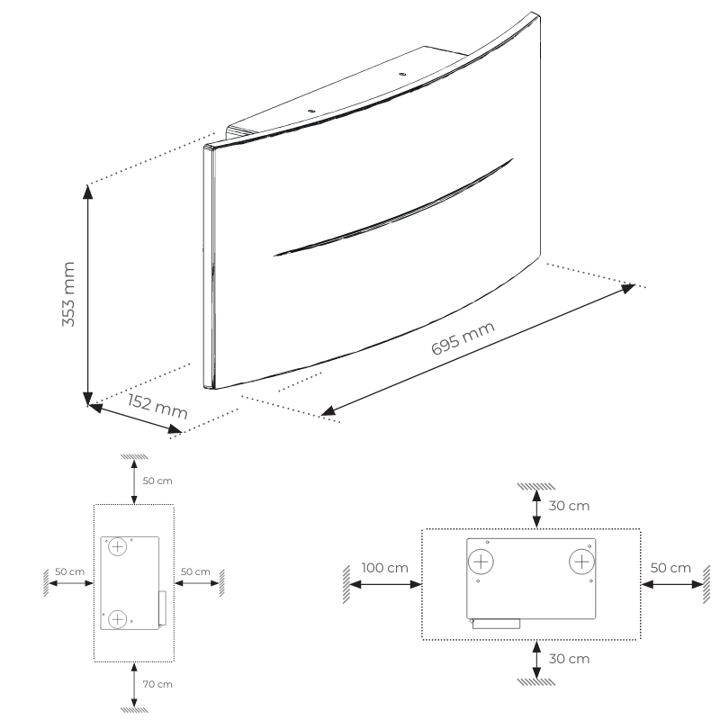 Wall-mounted Heat recovery unit HELTY HRV Flow ELITE