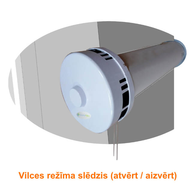 Passive inlet duct Climtec PK-100