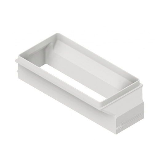 Meltem flat air duct connection adapter M-WRG-II KA